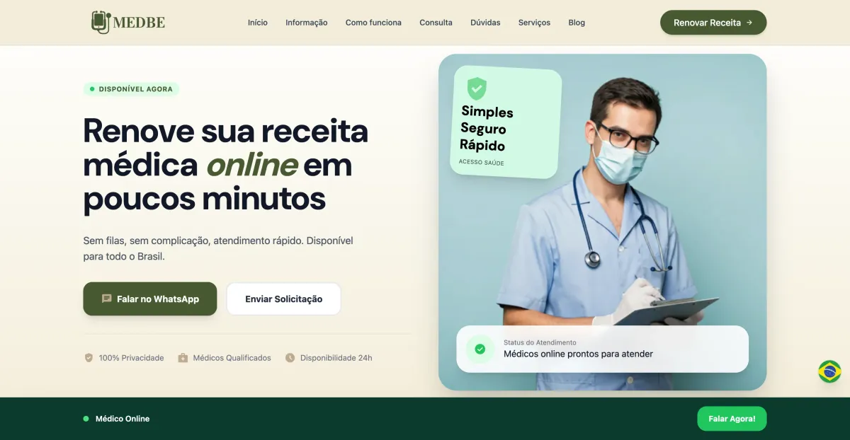 MedBe Homepage