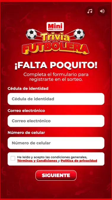 Trivia Registration